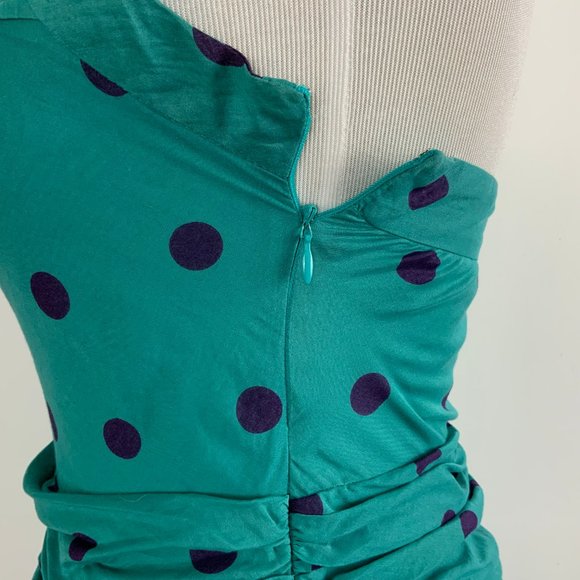 Marc Jacobs Polka Dot Halter Cotton Dress Size 4 - Picture 9 of 16